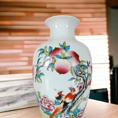 Bình Sứ Xương Tích Phú Quý Trường Thọ - Hàng Gốm Sứ Cao Cấp